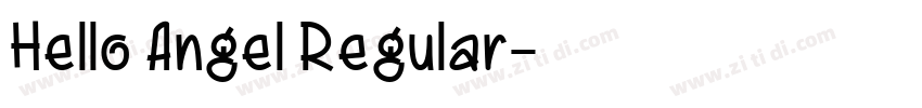 Hello Angel Regular字体转换